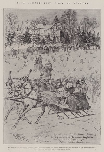 Visite du Roi Édouard VII en Allemagne - Melton Prior